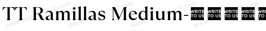 TT Ramillas Medium字体转换